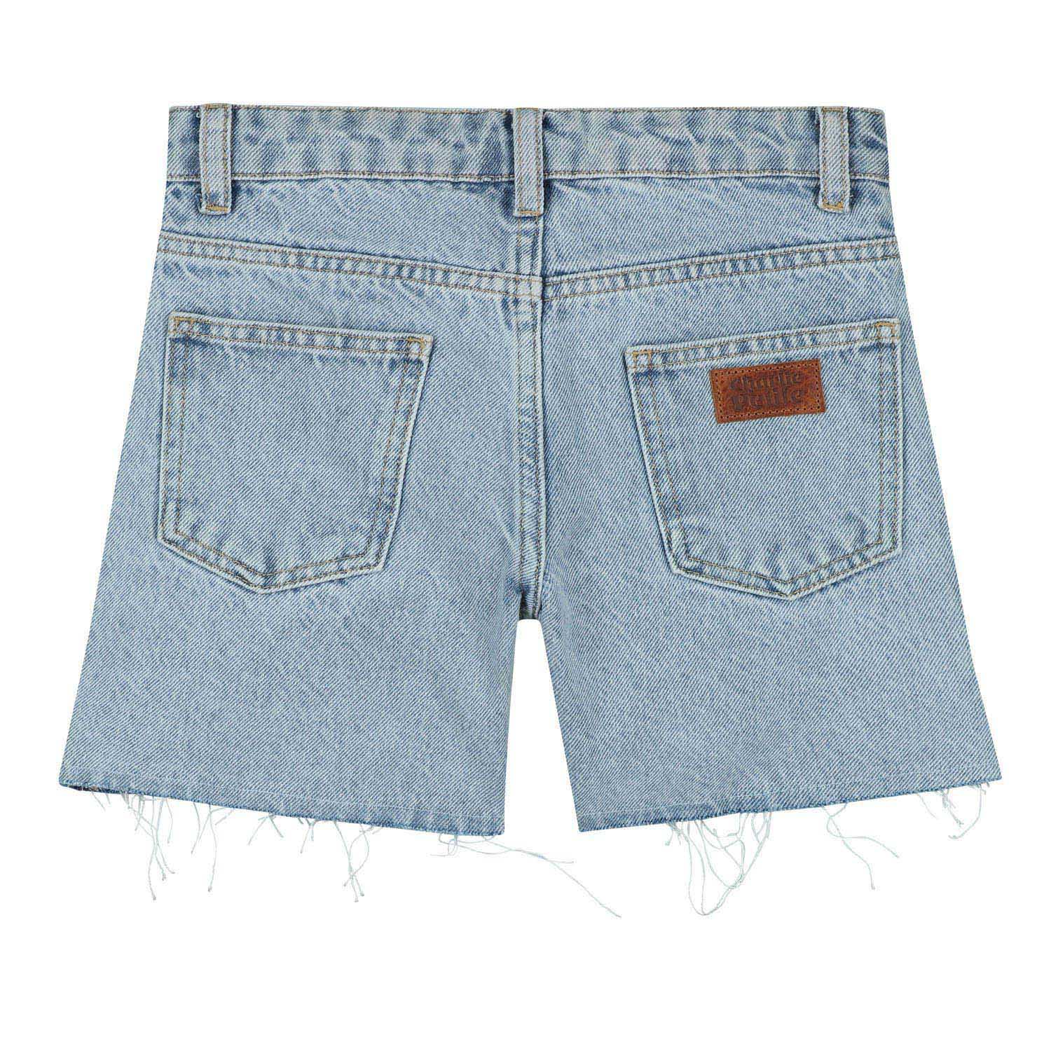 Kurze blaue Kinderhose