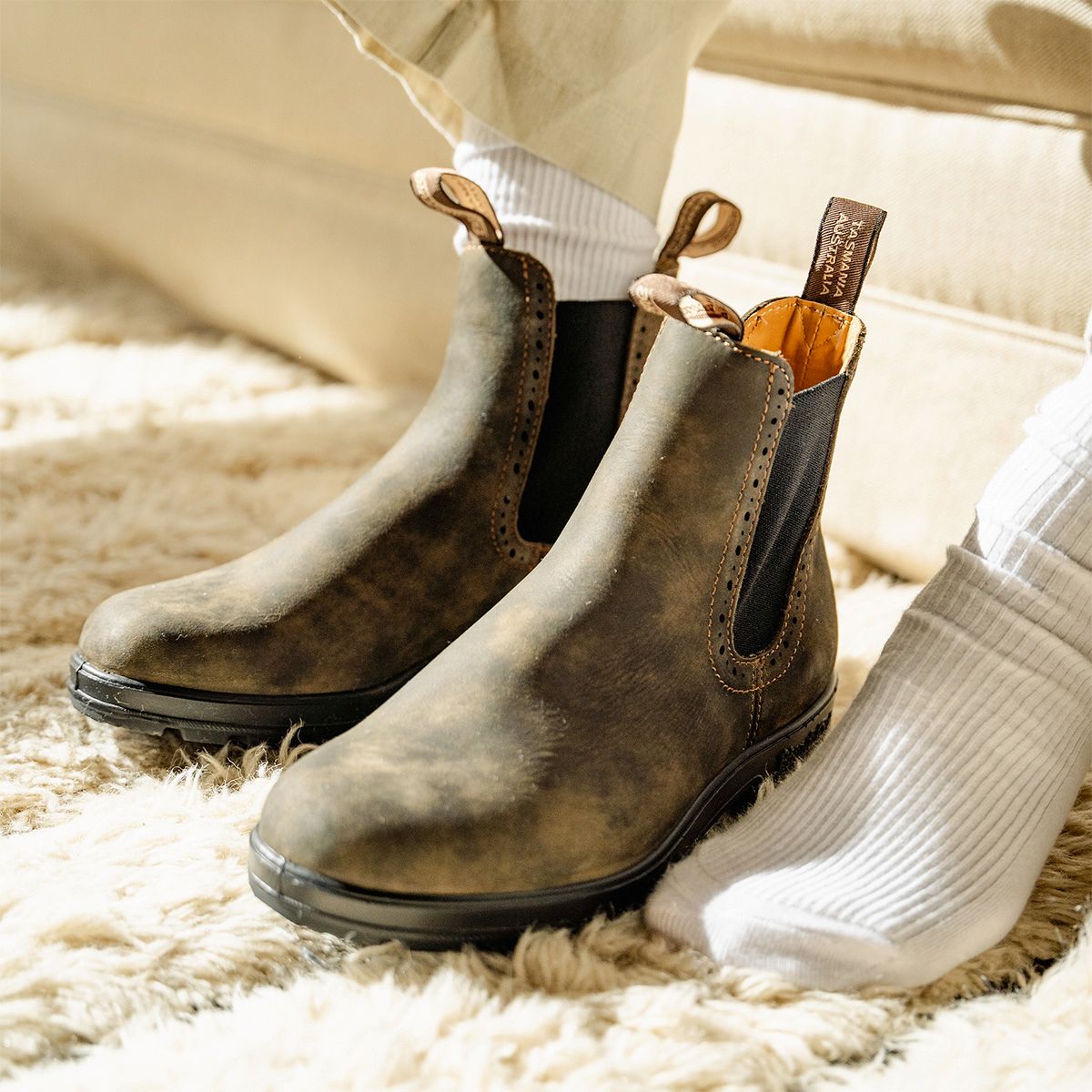 Damenstiefel braun classic 585