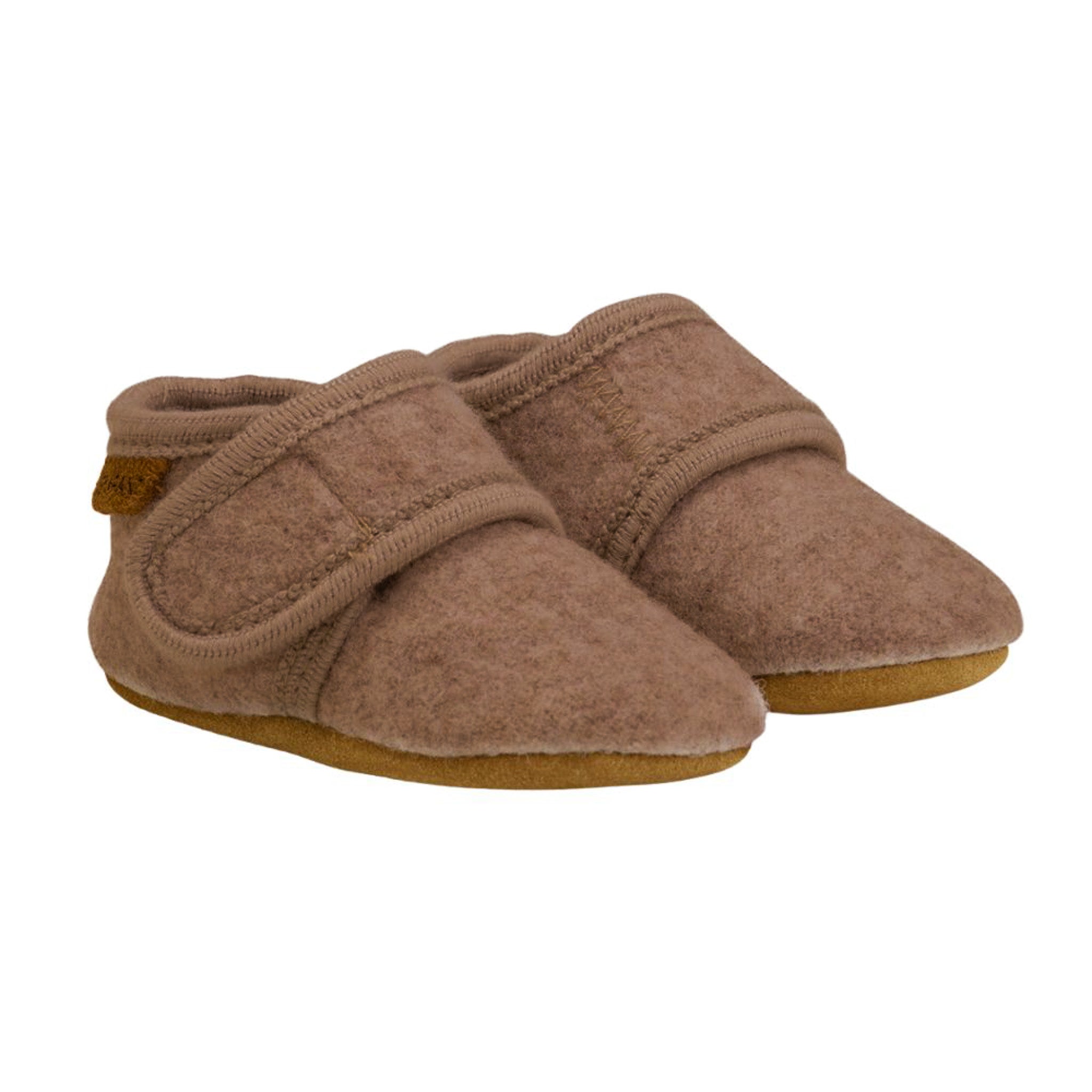 Babyschühchen Wolle braun Limited Edition