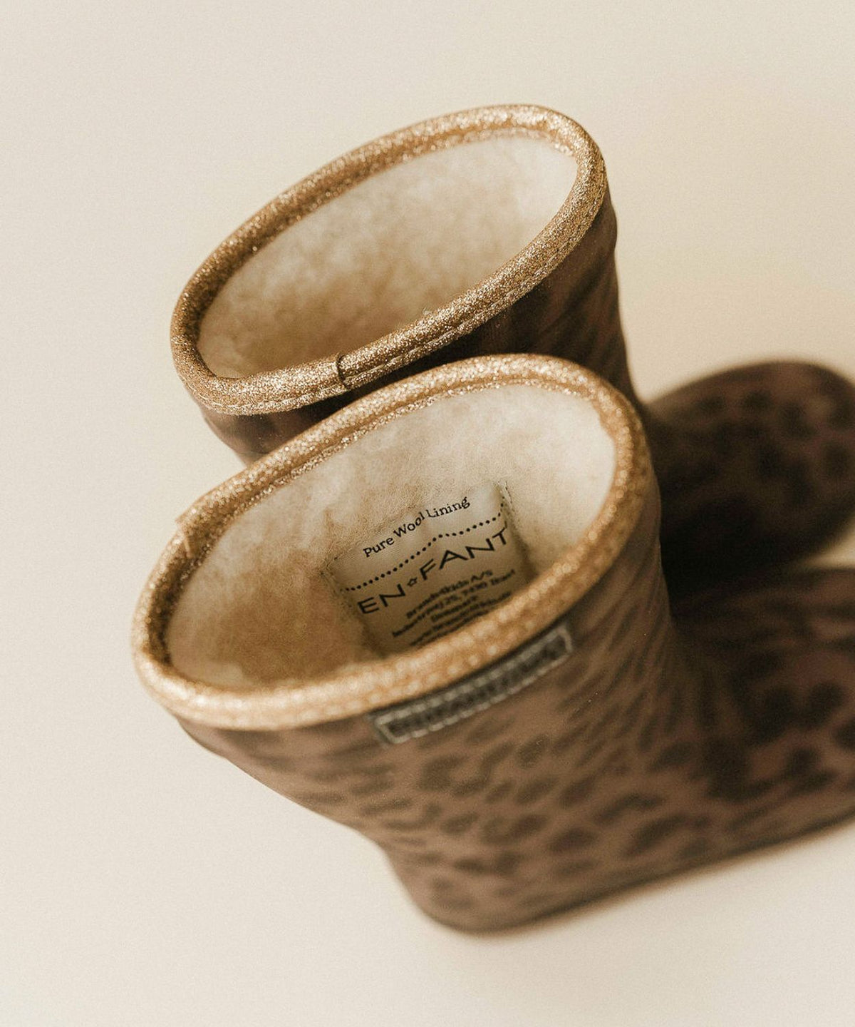 Thermoboots glitter limited edition leopard enfant