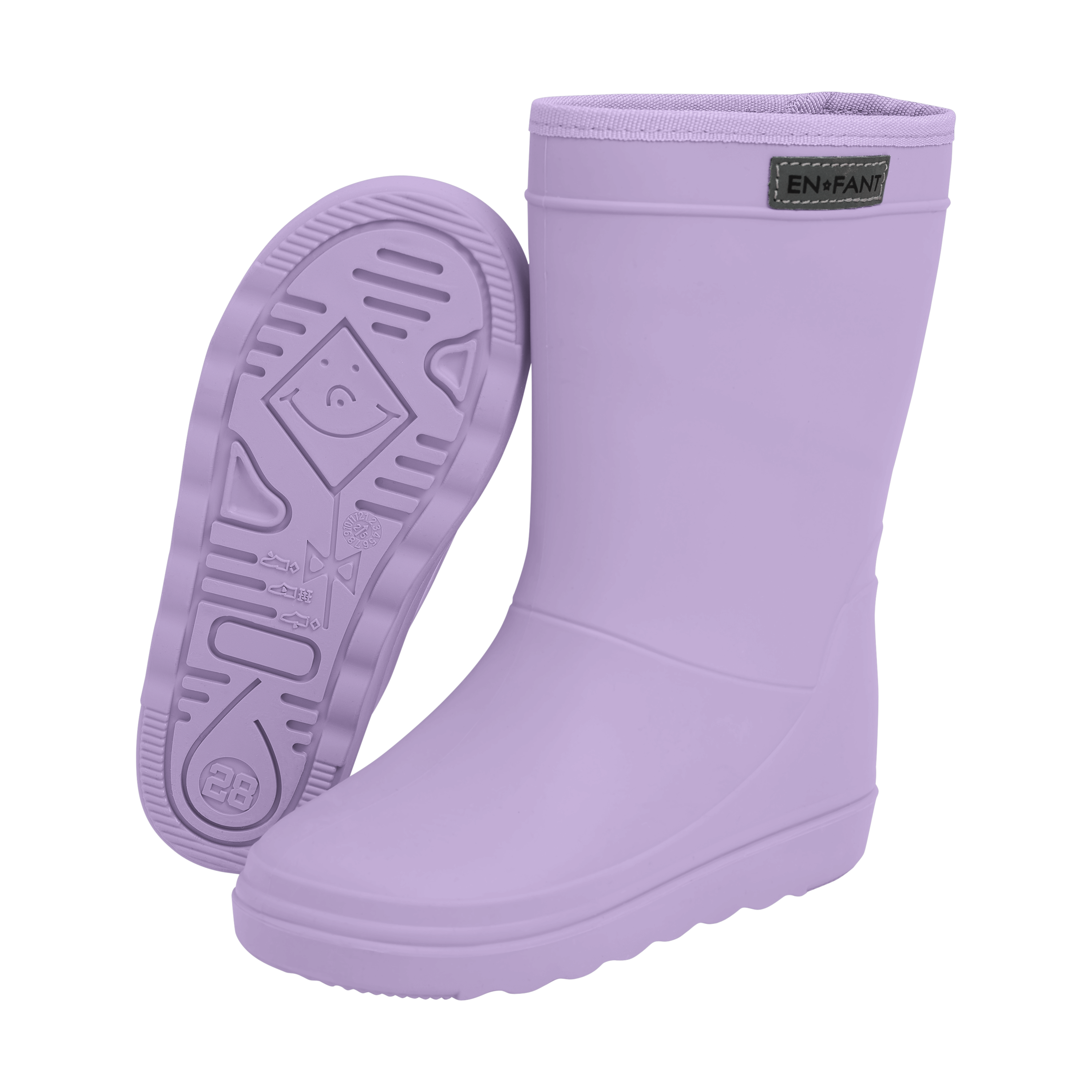 Regenstiefel lila