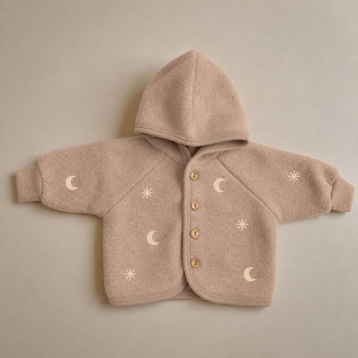 Jasje wolfleece sand limited edition maan