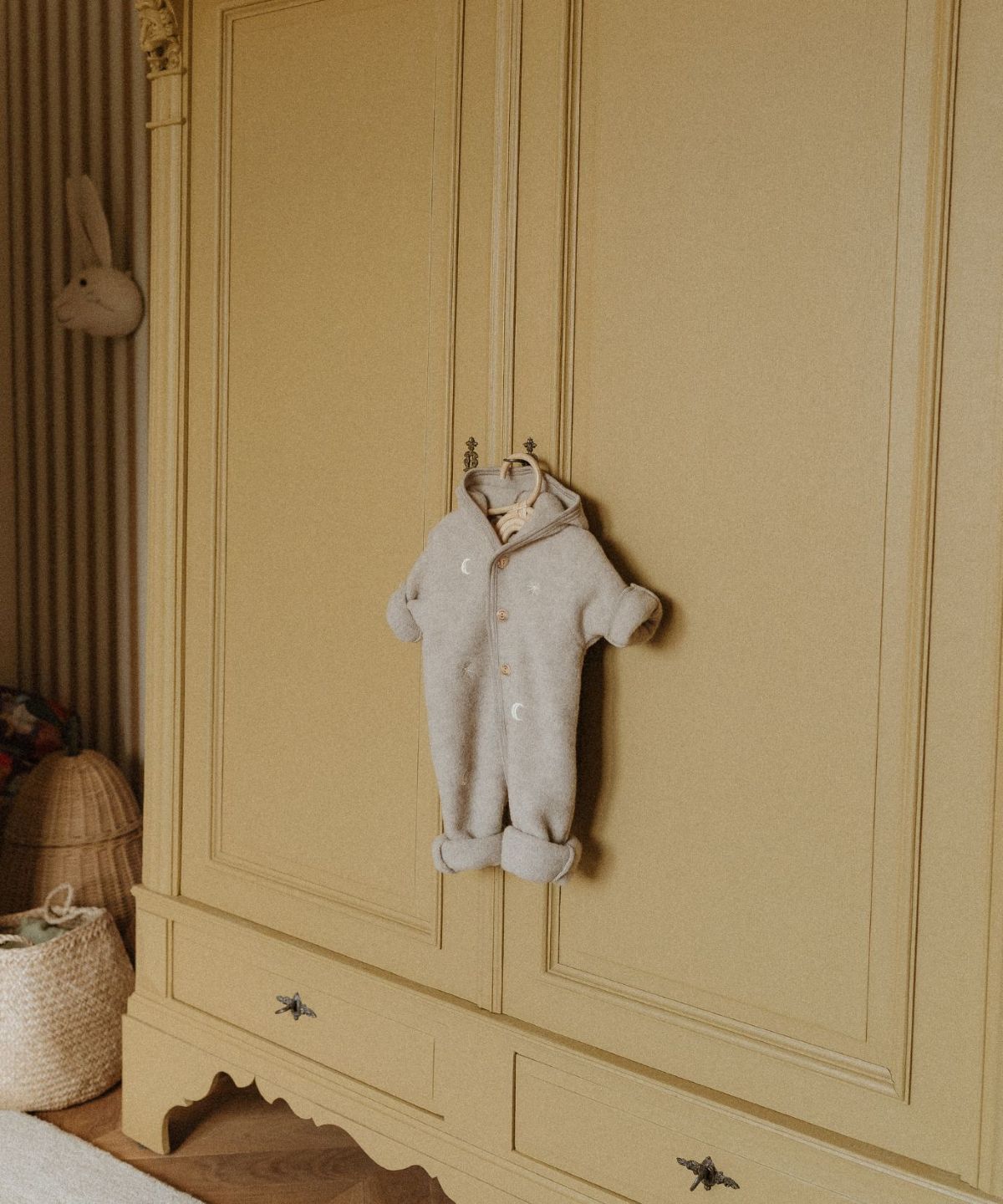 Wollfleece-Overall Sand Limited Edition – Mond & Sterne