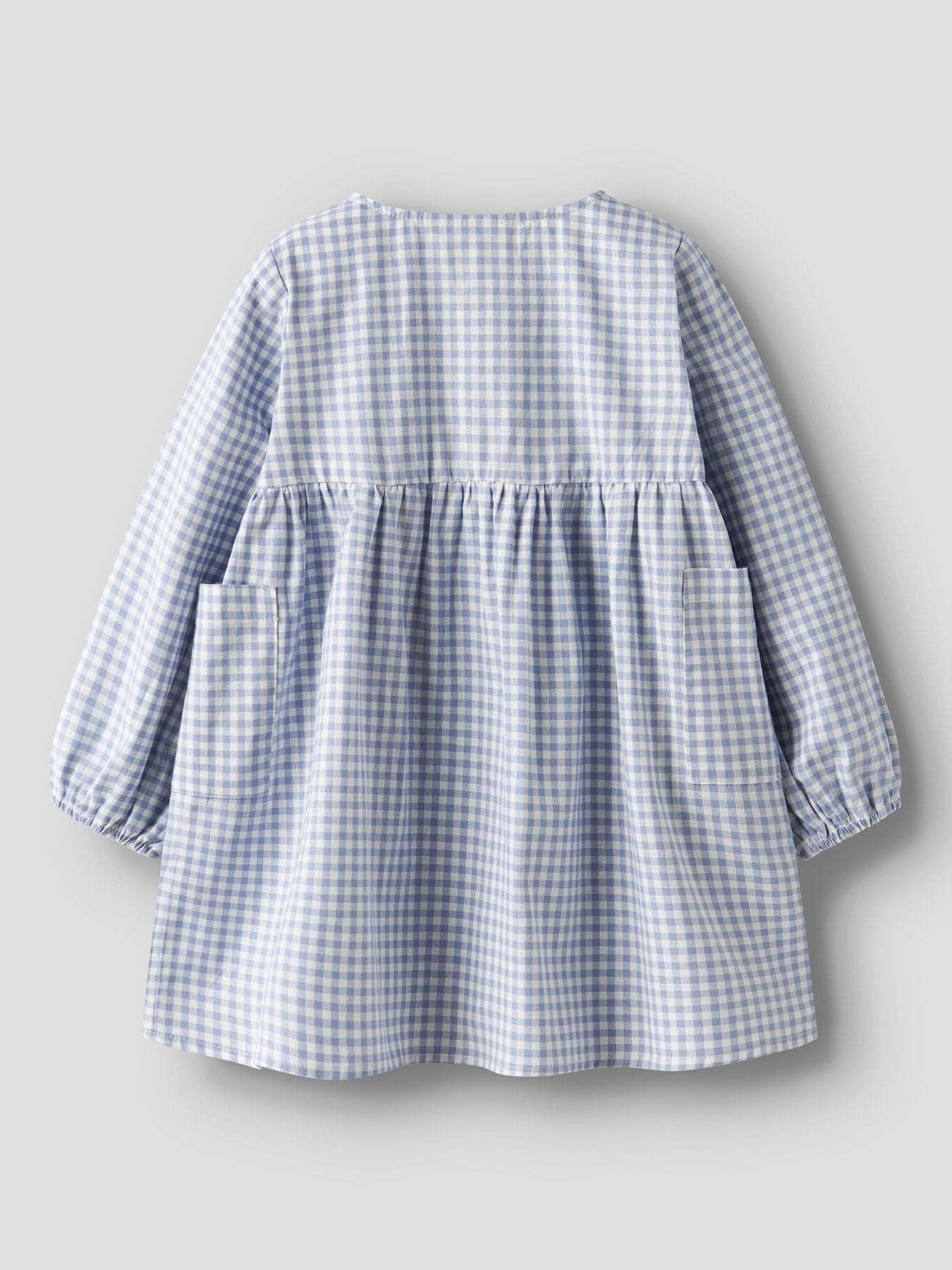 Kleid Seersucker blau
