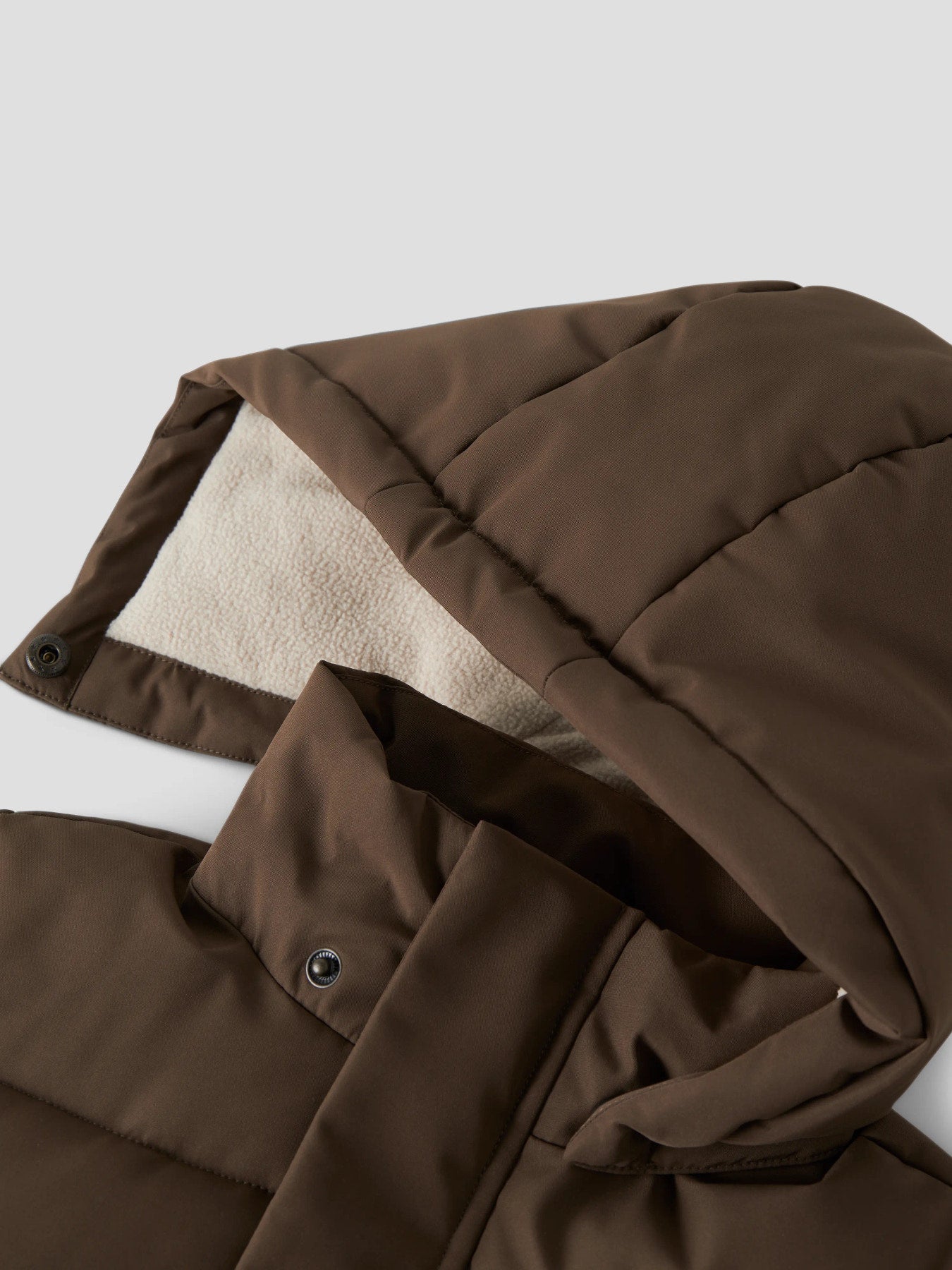 Braune Pufferjacke