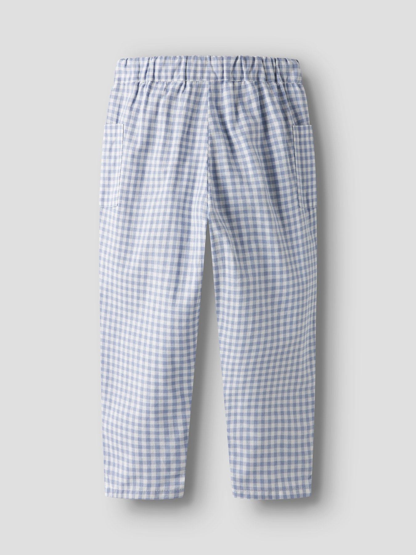 Hose Seersucker blau