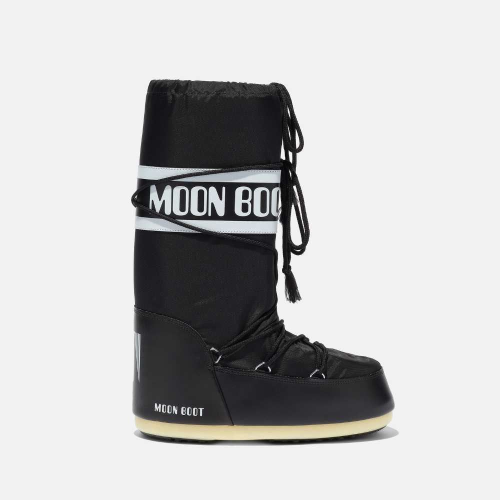 Moon boot zwart hoog