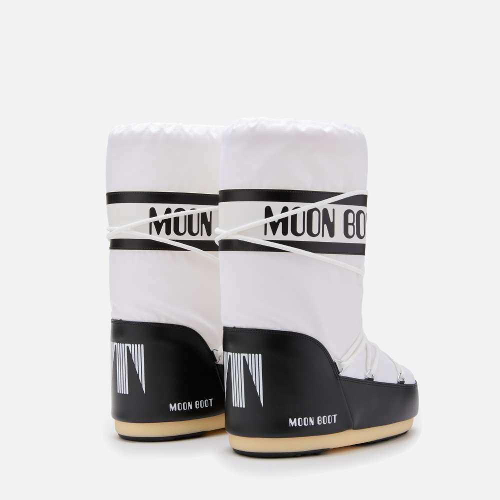 Moon boot zwart wit hoog