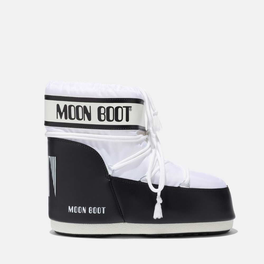 Moon boot zwart wit laag