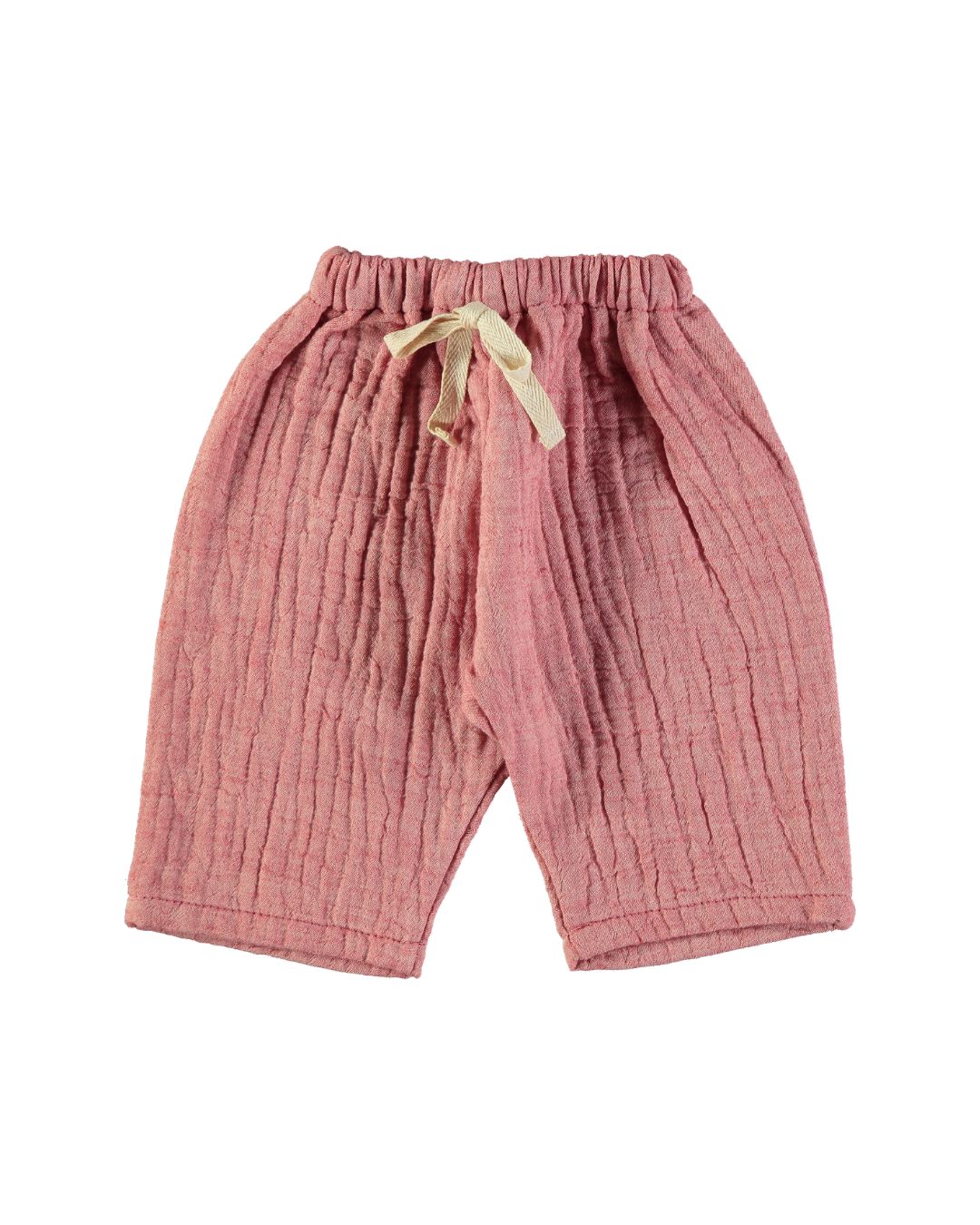 Leinenhose rot meliert