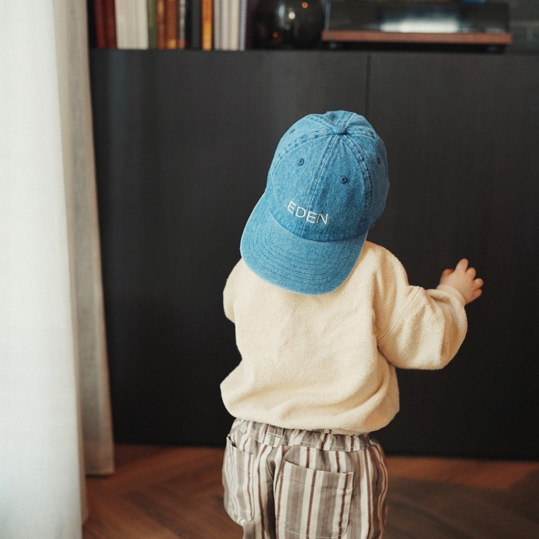 Personalisierte Kinder-Jeansmütze