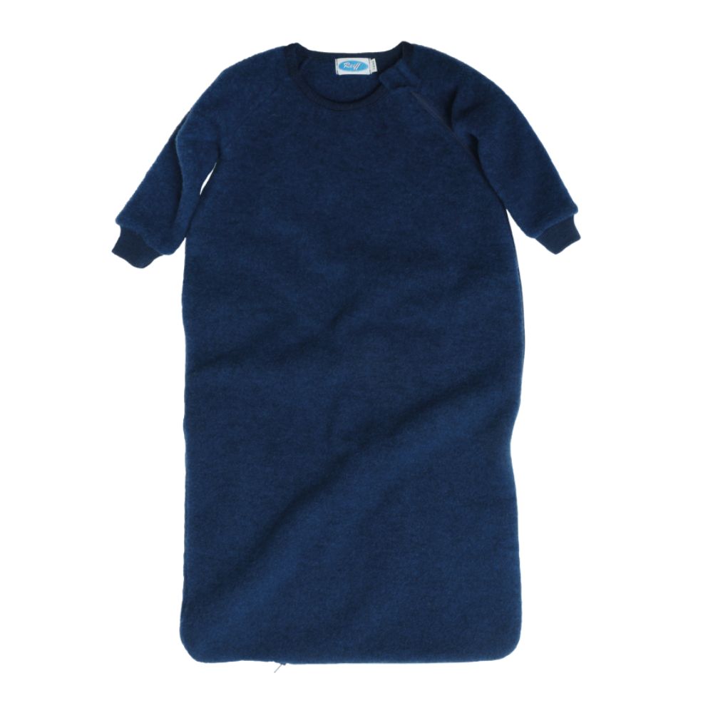 Schlafsack Wollfleece Marine
