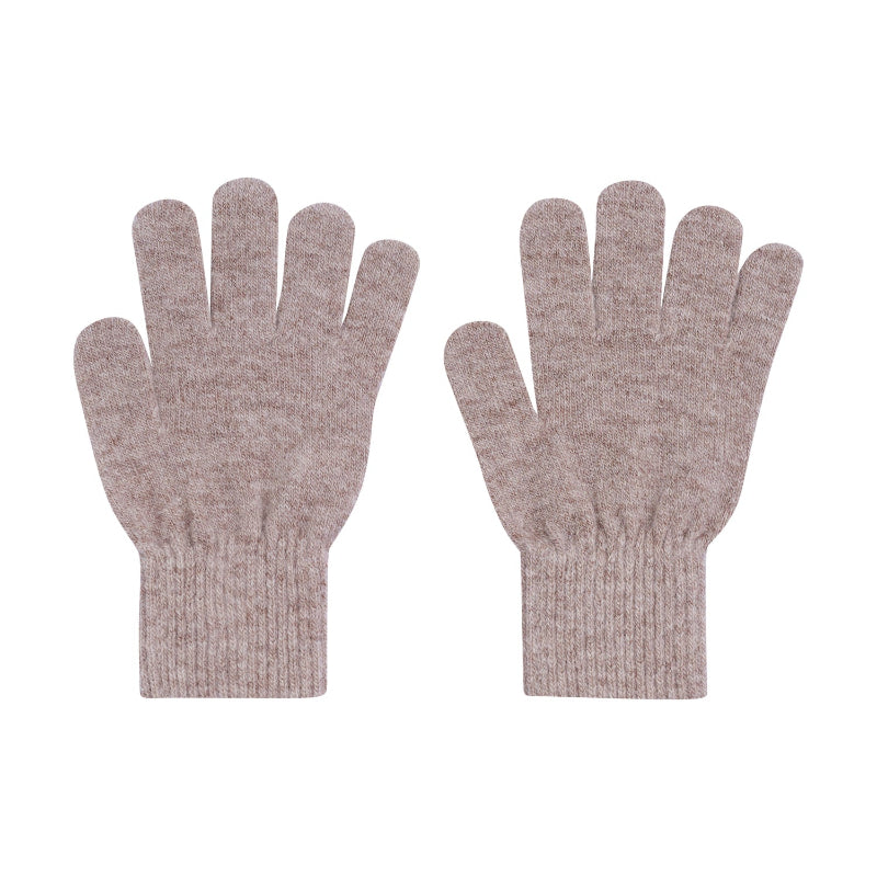 Wollhandschuhe beige