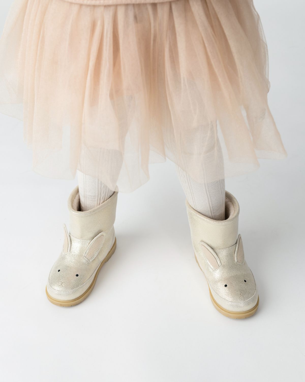 Xelly Stiefel Häschen Silber