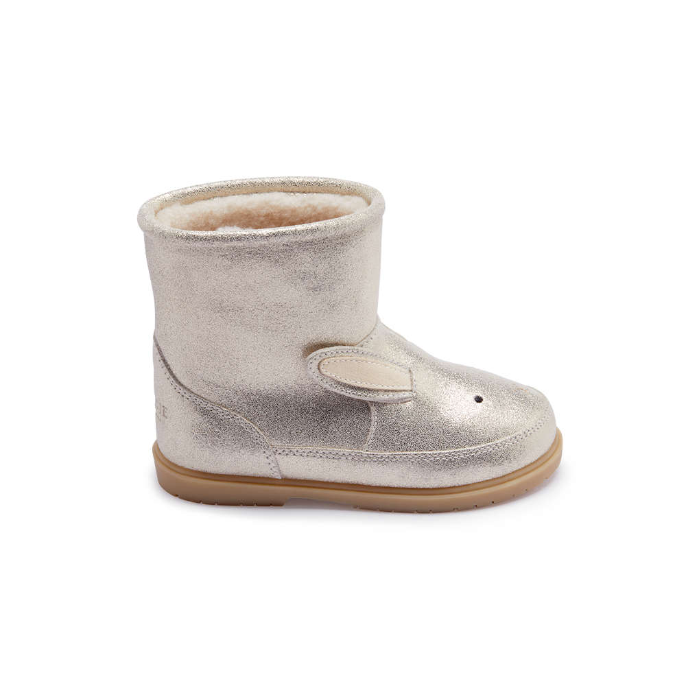 Xelly Stiefel Häschen Silber