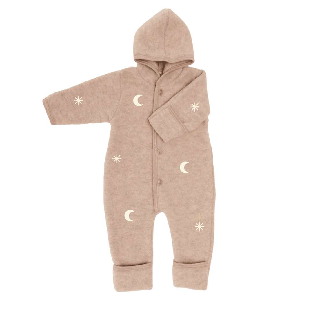 Wollfleece-Overall Sand Limited Edition – Mond & Sterne