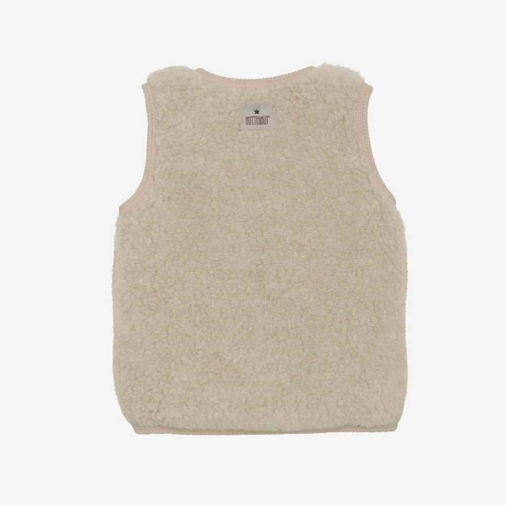 Bodywarmer Merinowolle beige