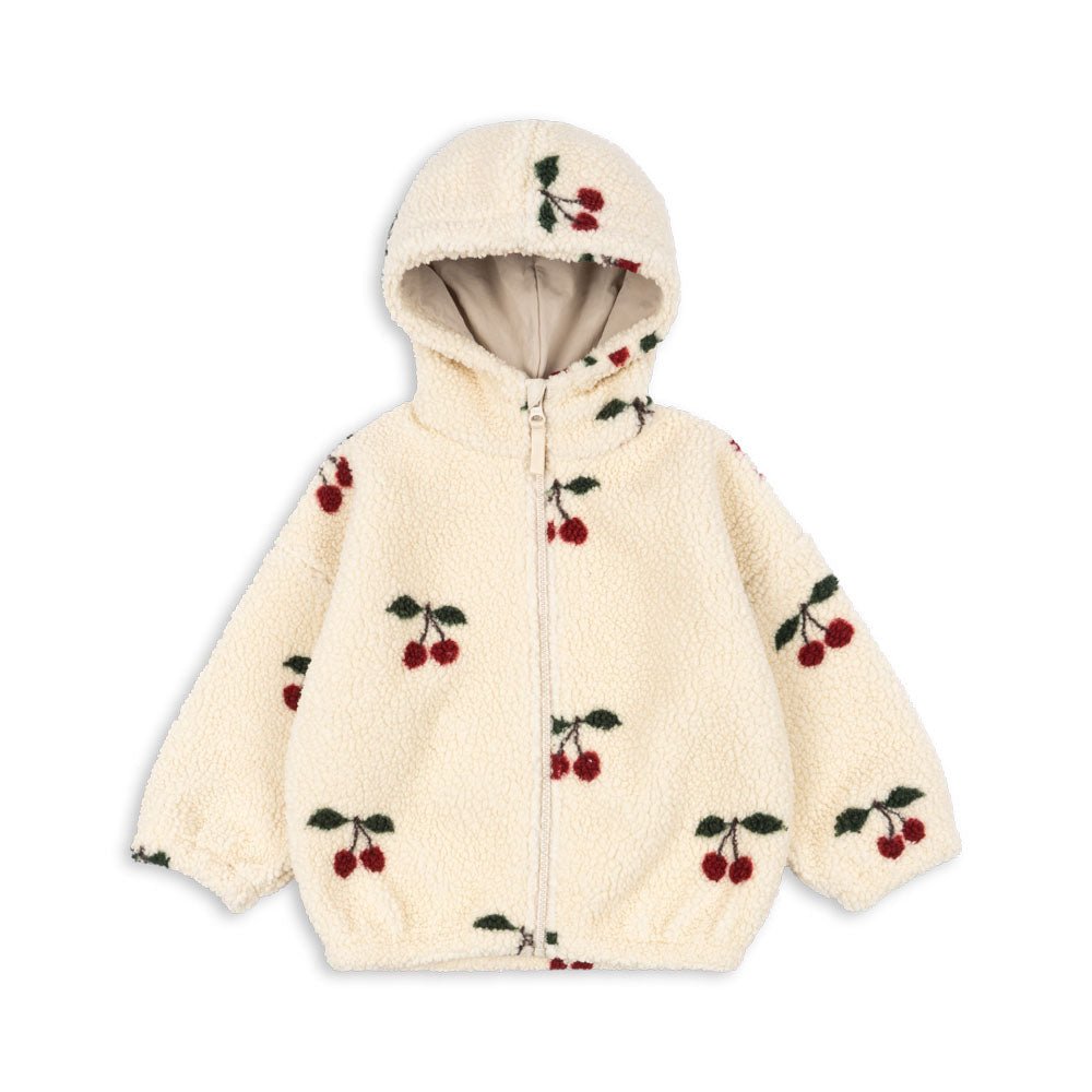 Teddy jacket grande cerise - Charly's
