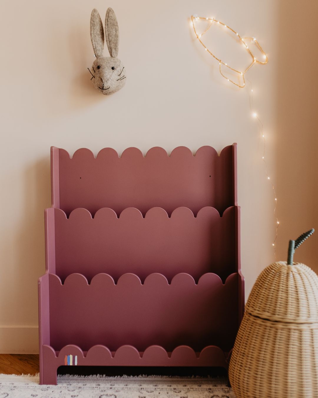 PRE-ORDER Bücherregal Vintage Aubergine