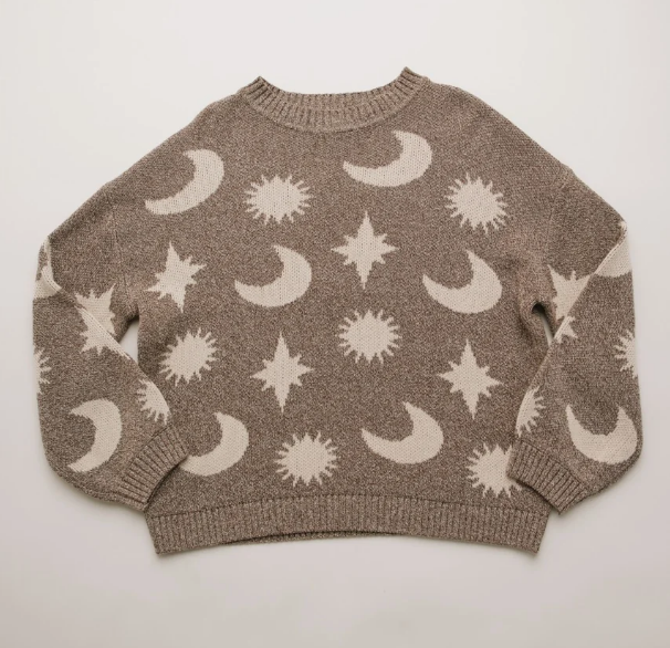 Cozmo sweater mushroom moon star