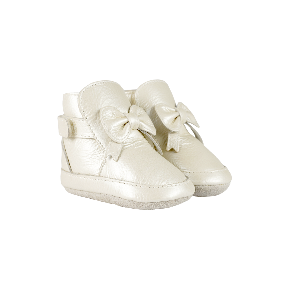Cubow Stiefeletten aus Metallic-Leder