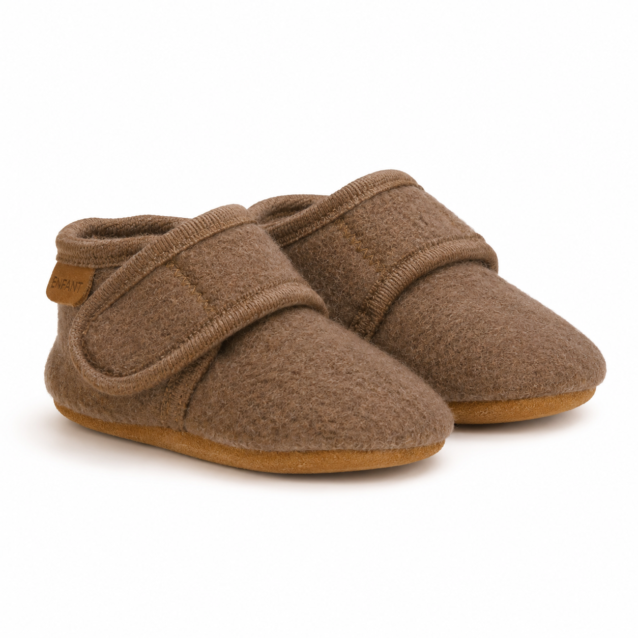 Babyschühchen Wolle braun Limited Edition