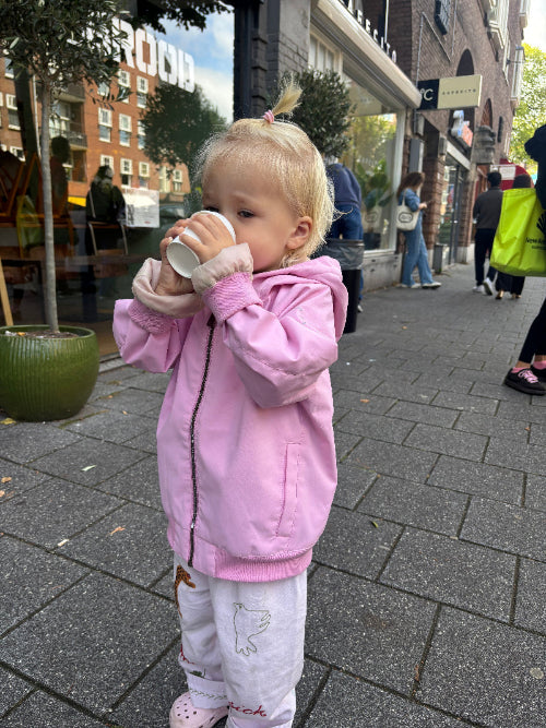 Regenjacke rosa