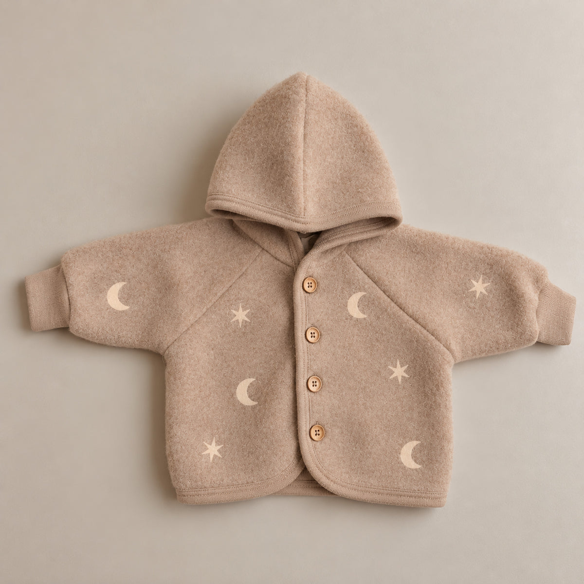 Wolfleece-Jacke Sand Limited Edition Mond