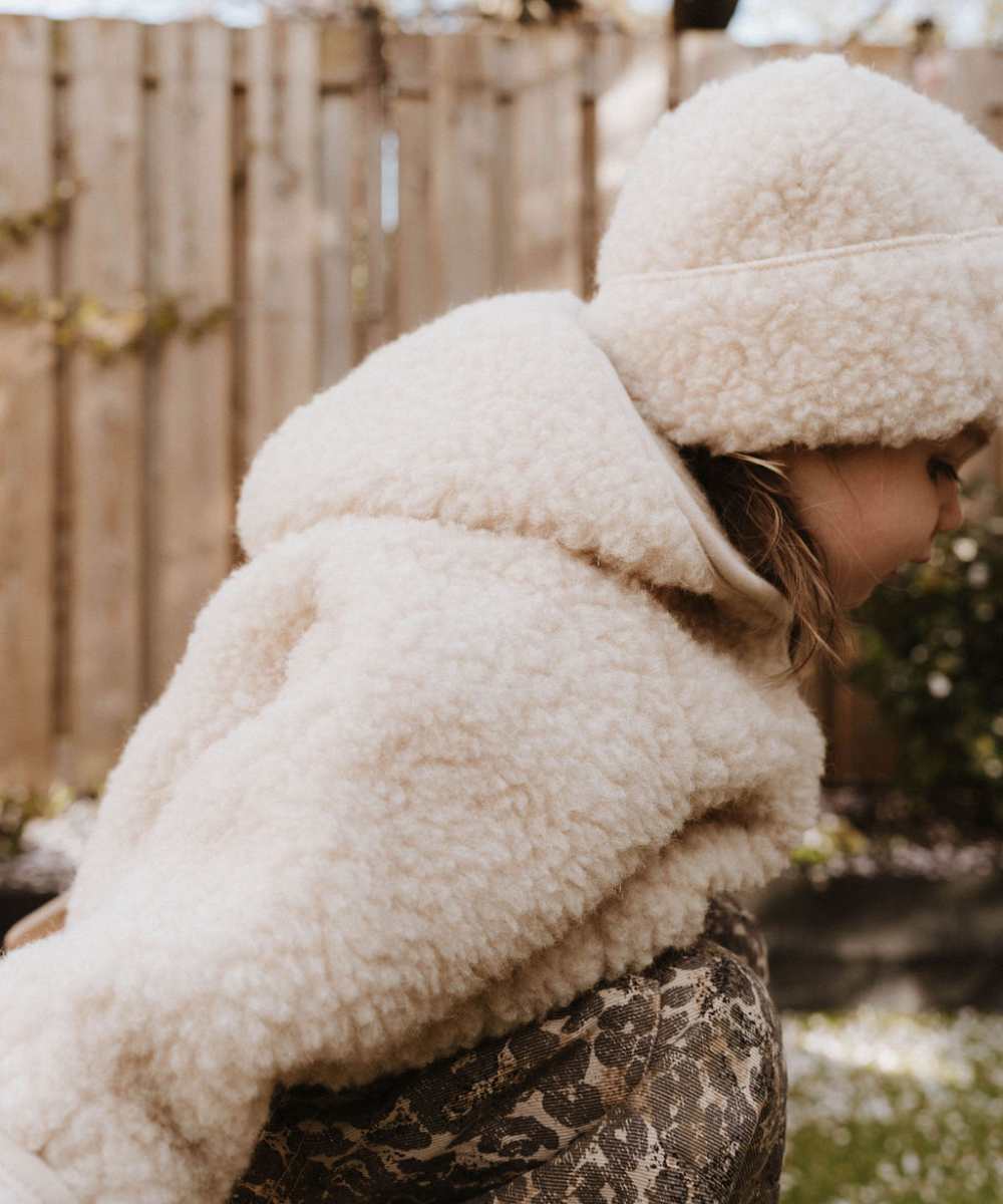 Jasje 100% wol beige