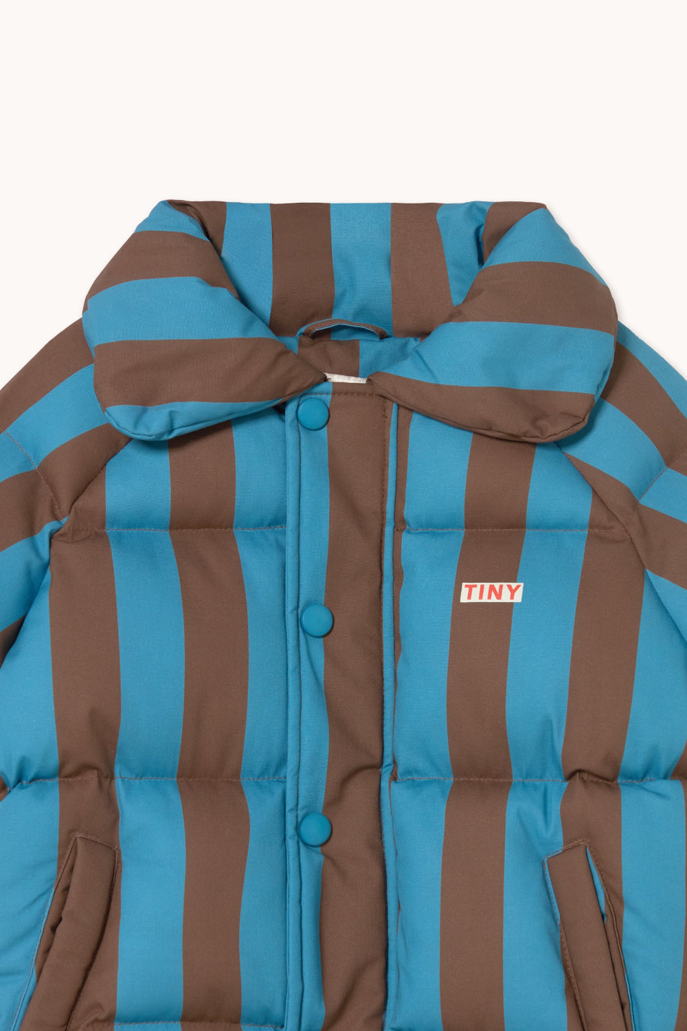 Jacke Streifen retro blau