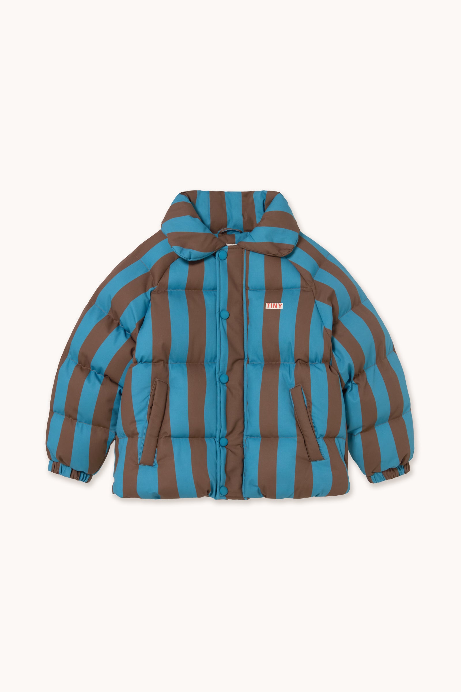 Jacke Streifen retro blau
