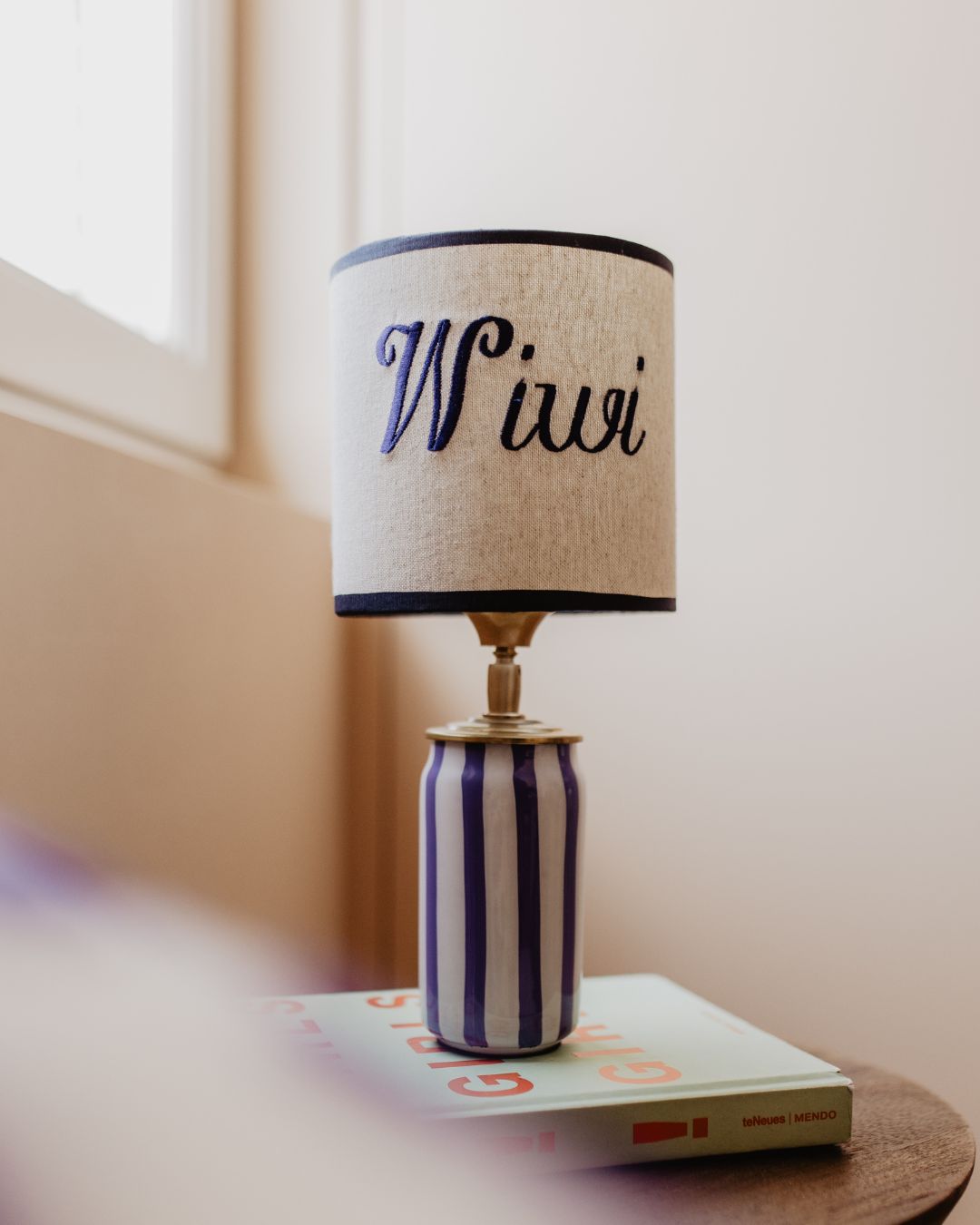 Lampenschirm personalisiert Blue Night