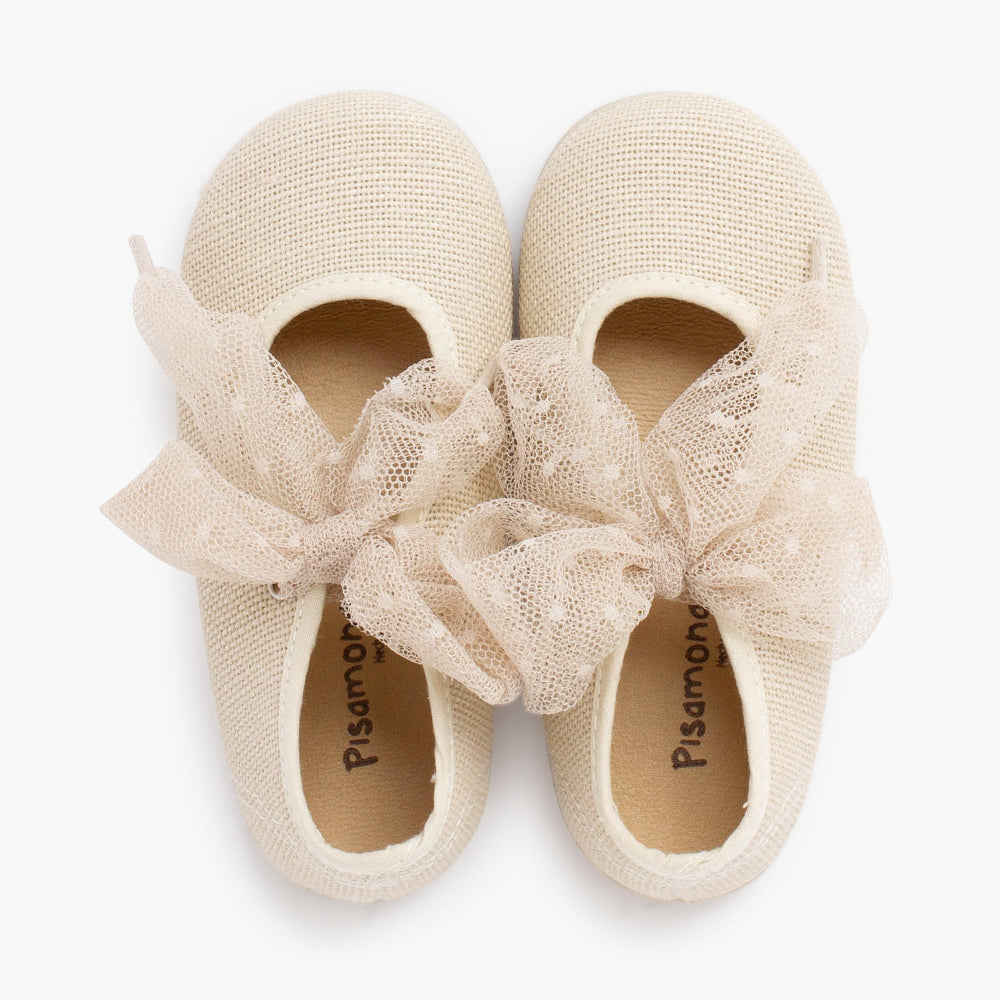 Ballerina Leinen Off-White