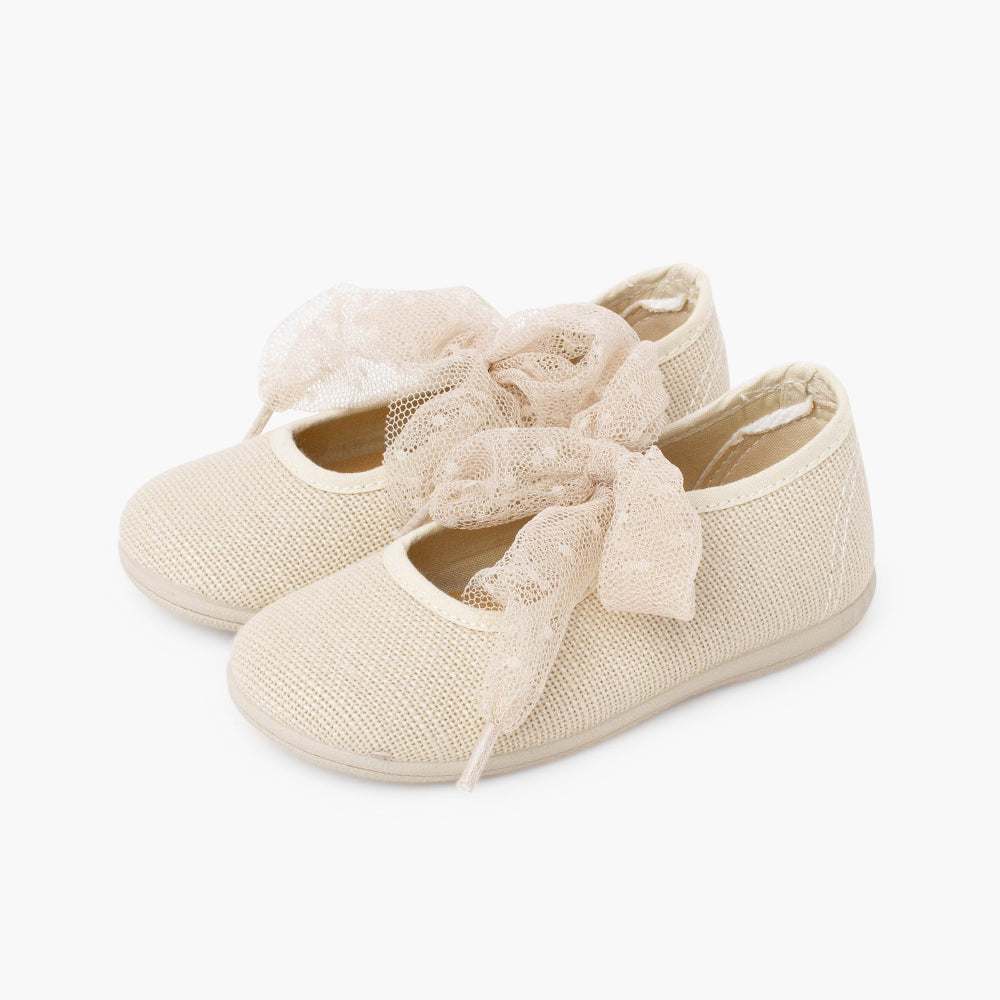 Ballerina Leinen Off-White