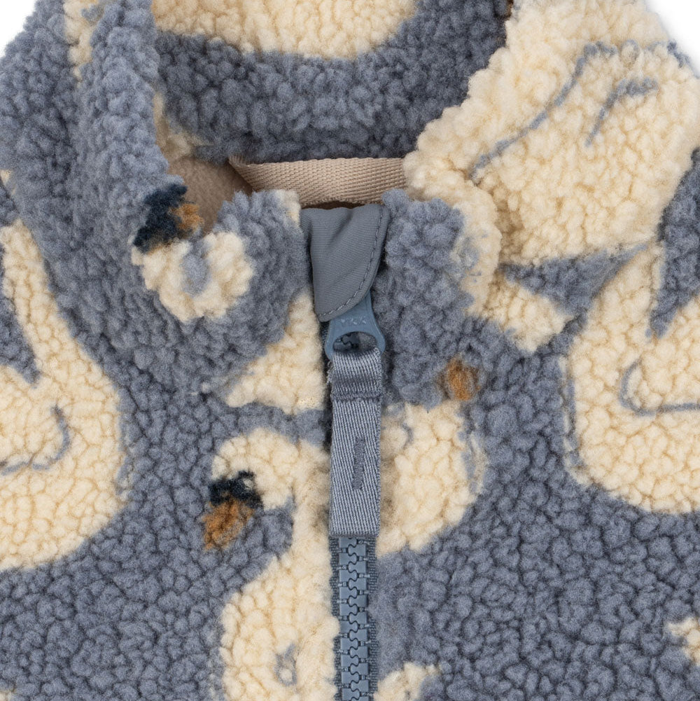 Teddyjacke Schwäne