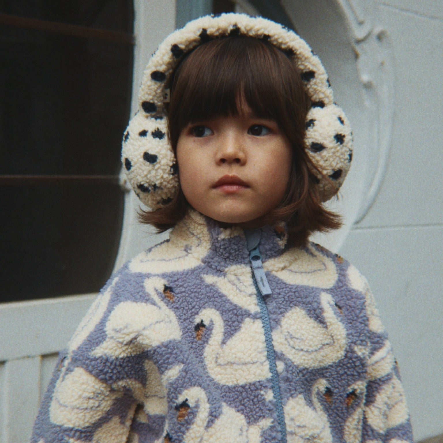 Teddyjacke Schwäne