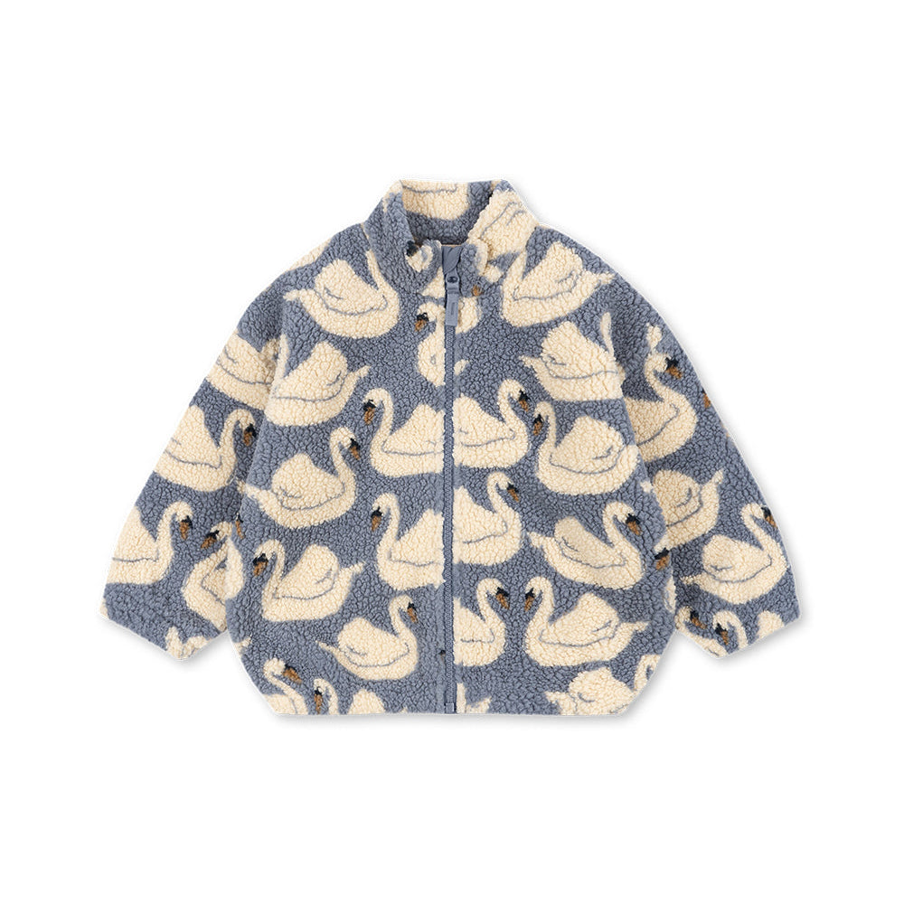 Teddyjacke Schwäne