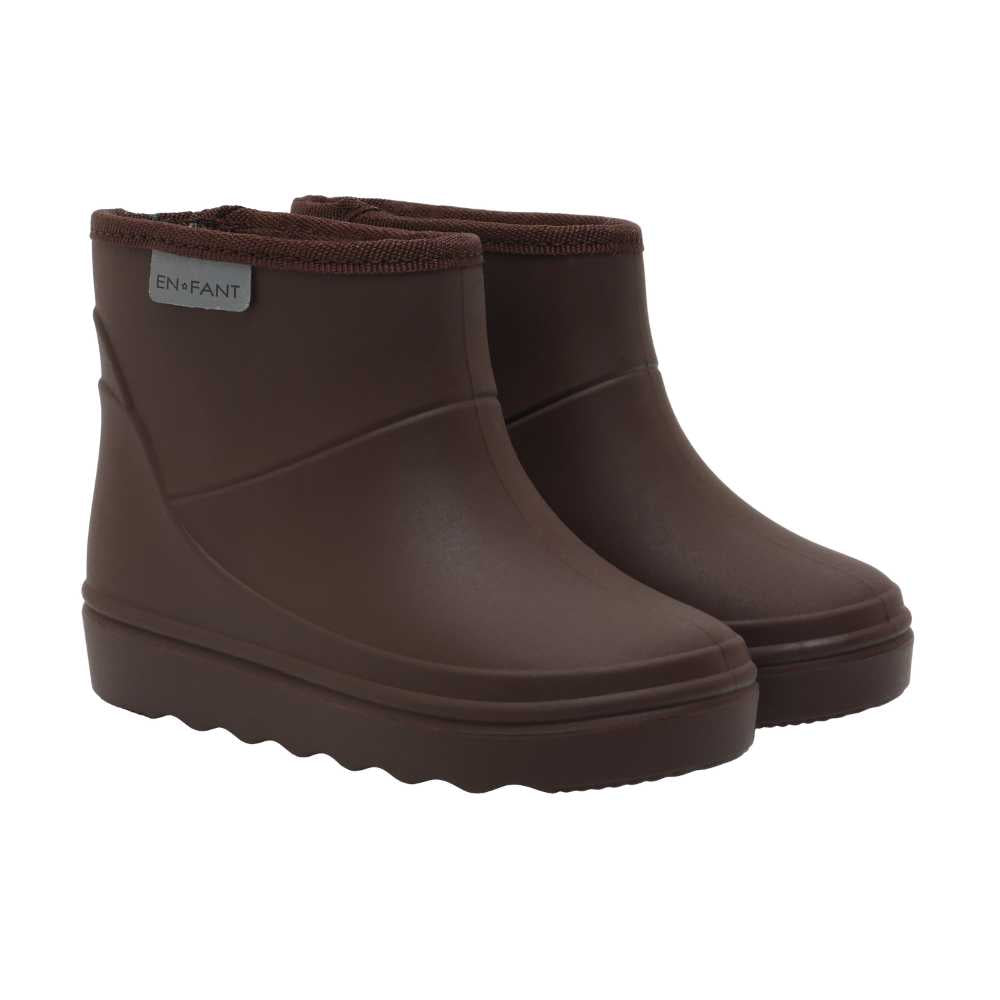 Thermoboots laag coffee bean enfant