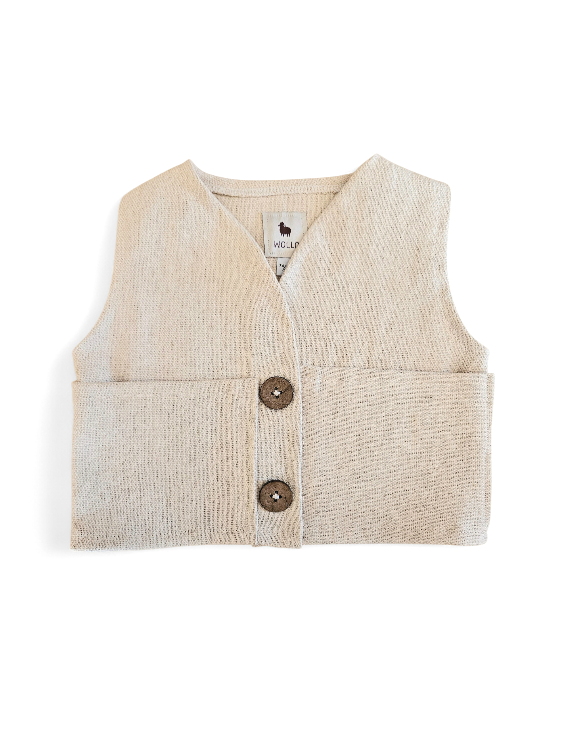 Leinen-Bodywarmer