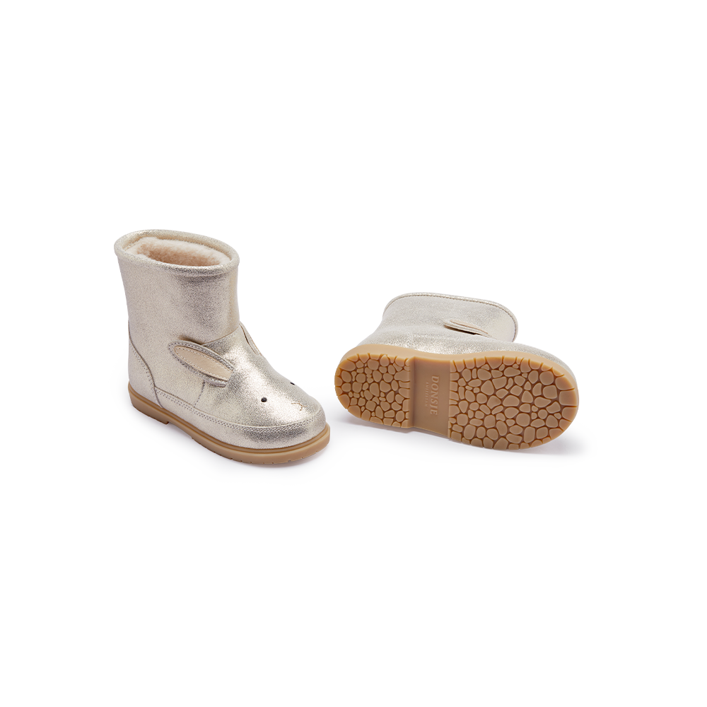 Xelly Stiefel Häschen Silber