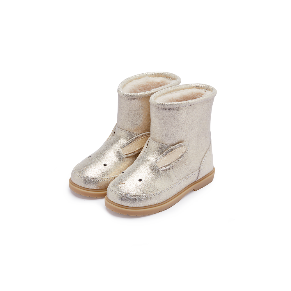 Xelly Stiefel Häschen Silber