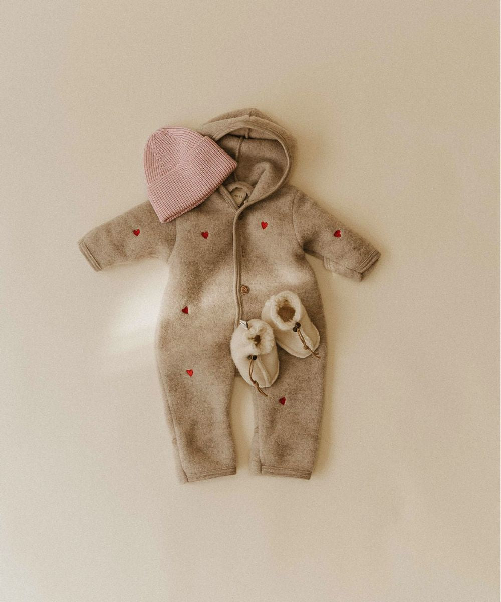 Wollfleece-Overall in Sand – Limited Edition
