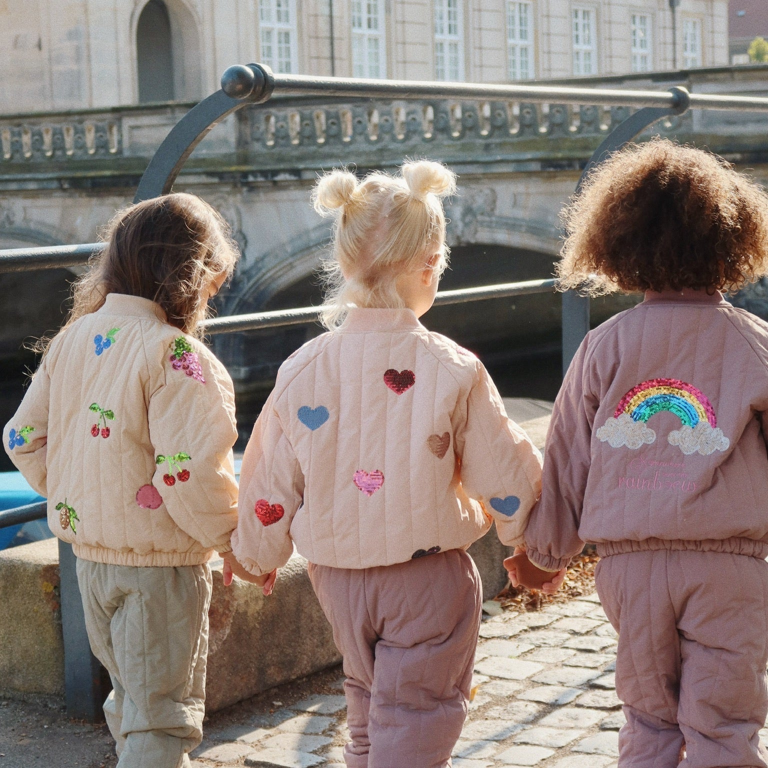 Juno bomber rose sequin - Charly's