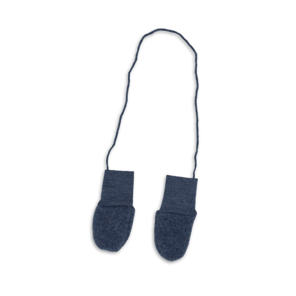 Wolfleece wantjes blauw - Charly's