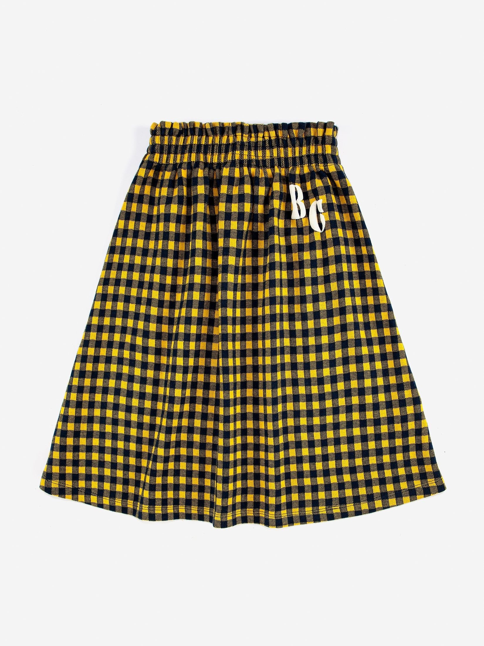 BC vichy jacquard skirt | MIDNIGHT BLUE - Charly's