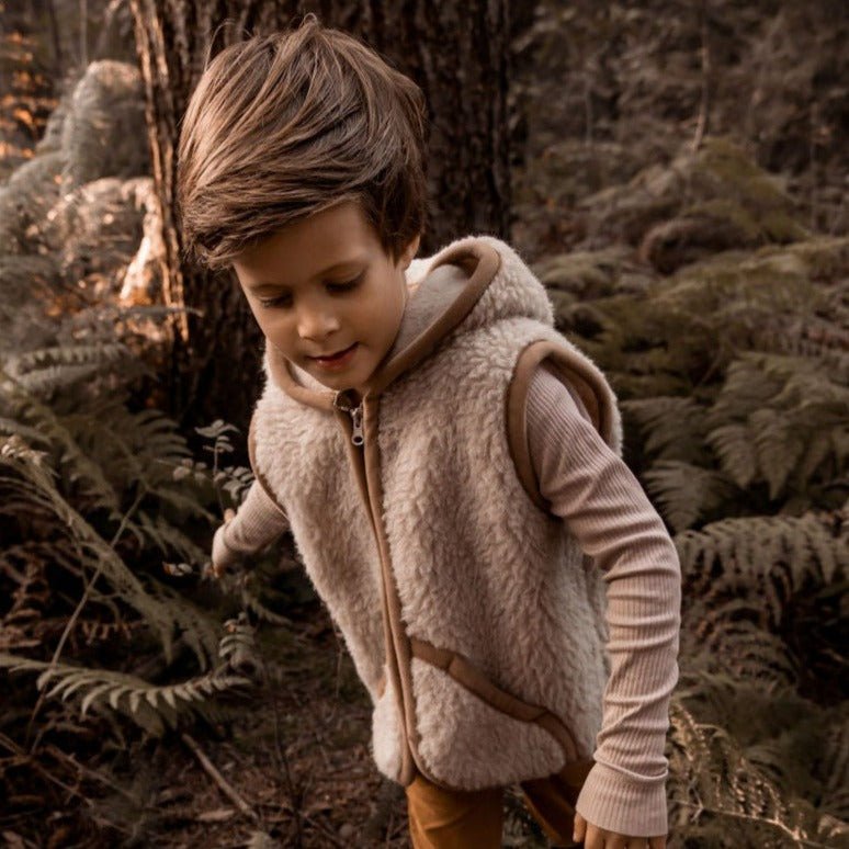 Bodywarmer junior beige robby - Charly's