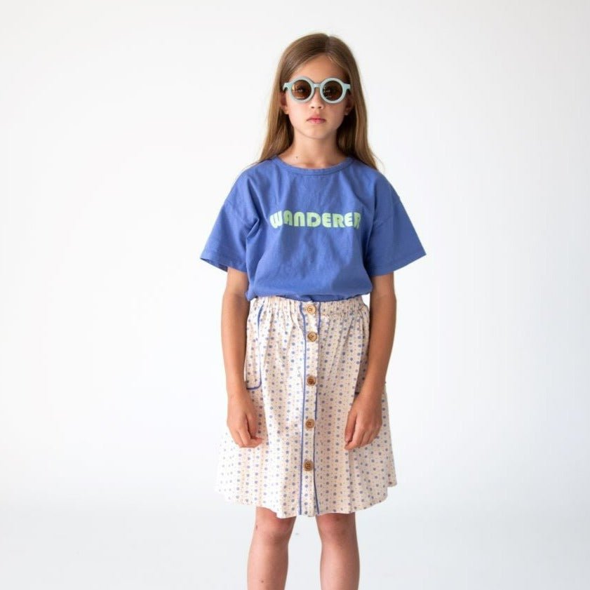 Piping Skirt - Rain Tile - Charly's